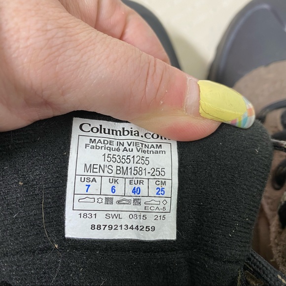Columbia waterproof mens boots size 7 - Picture 5 of 7